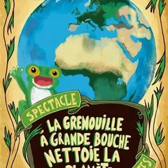 La grenouille à grande bouche nettoie la planète