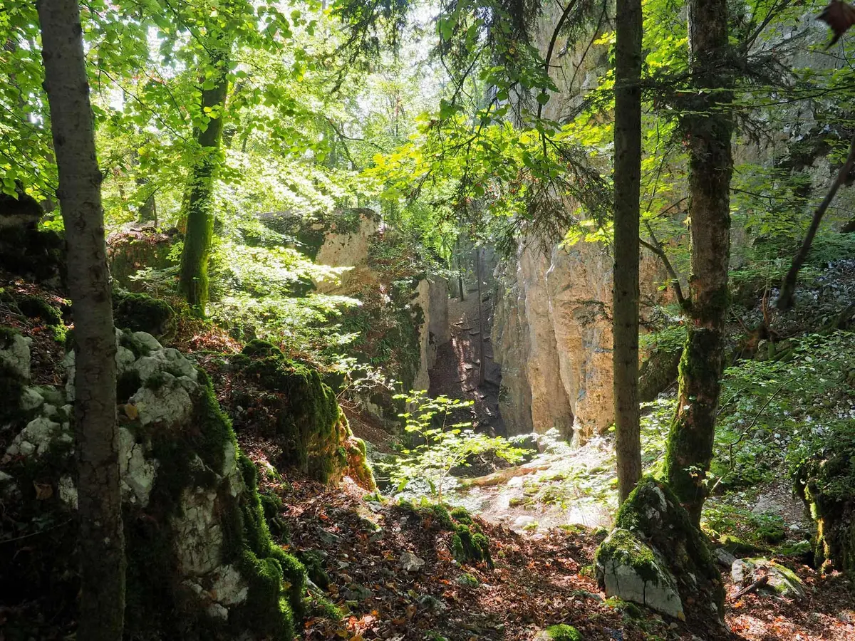 La grotte des nains à Ferrette 