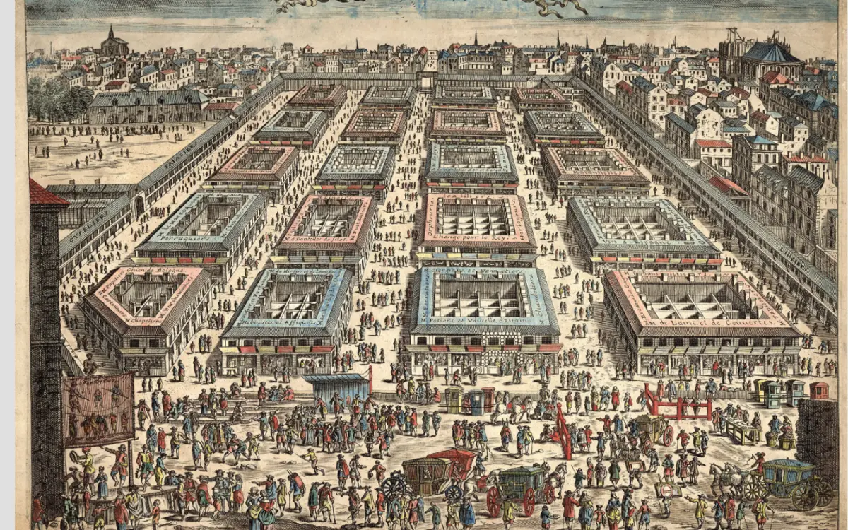 La Foire Saint-Germain, Paris,  fin 18e siècle