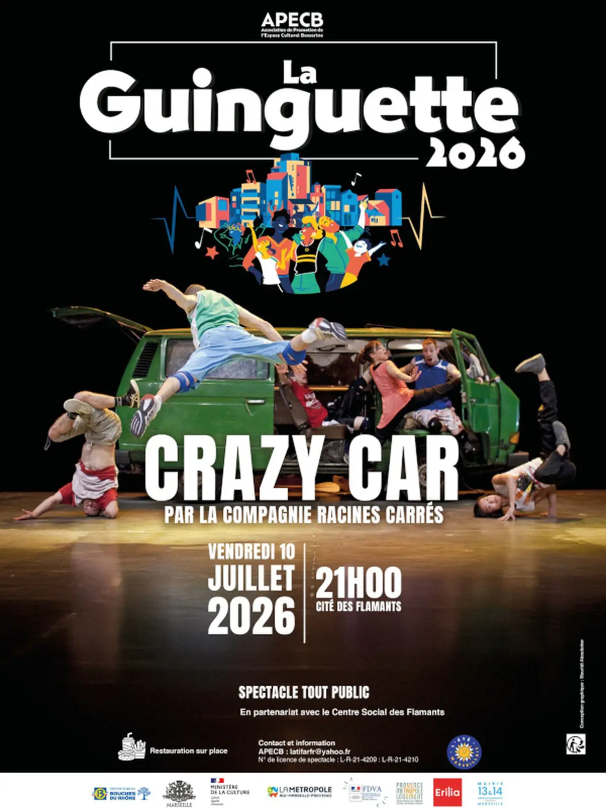La Guinguette - Crazy Car, par la Cie Racines Carrées