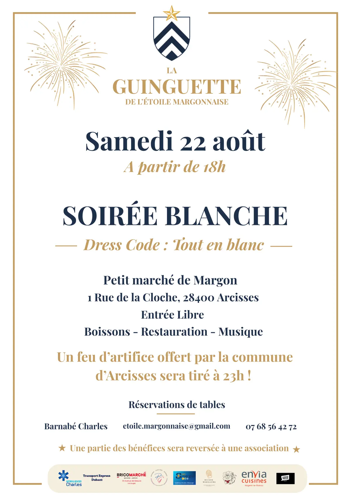 La Guinguette de l'Étoile Margonnaise - Tout en blanc