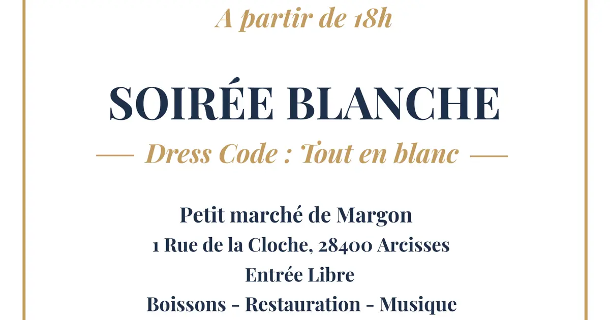 La Guinguette de l'Étoile Margonnaise - Tout en blanc