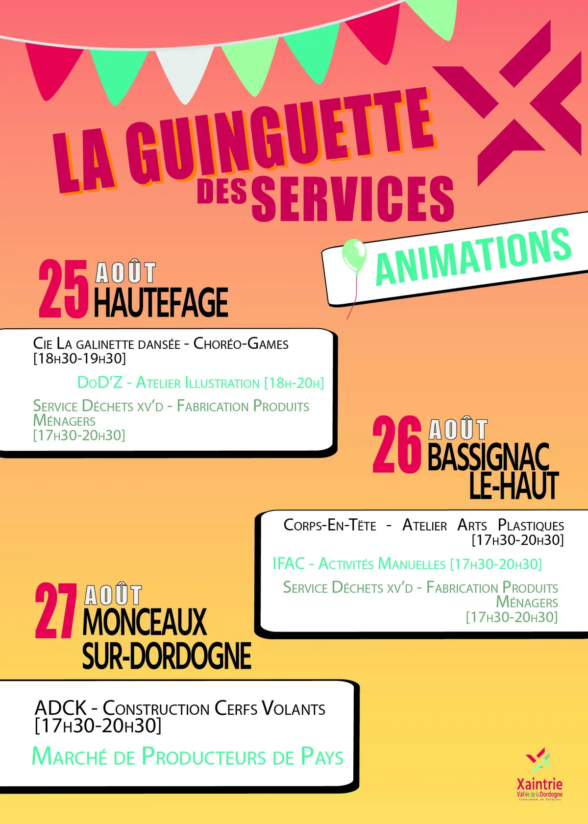 La Guinguette des services à Bassignac le Haut