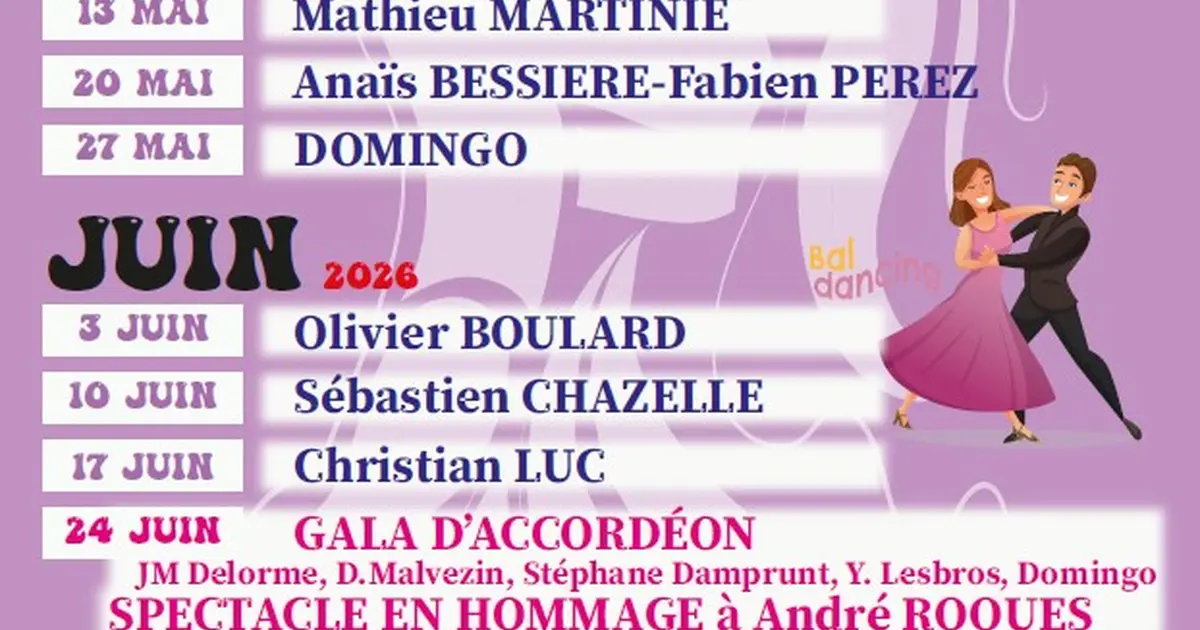 La Guinguette du Tolerme : grand gala d'accordéon
