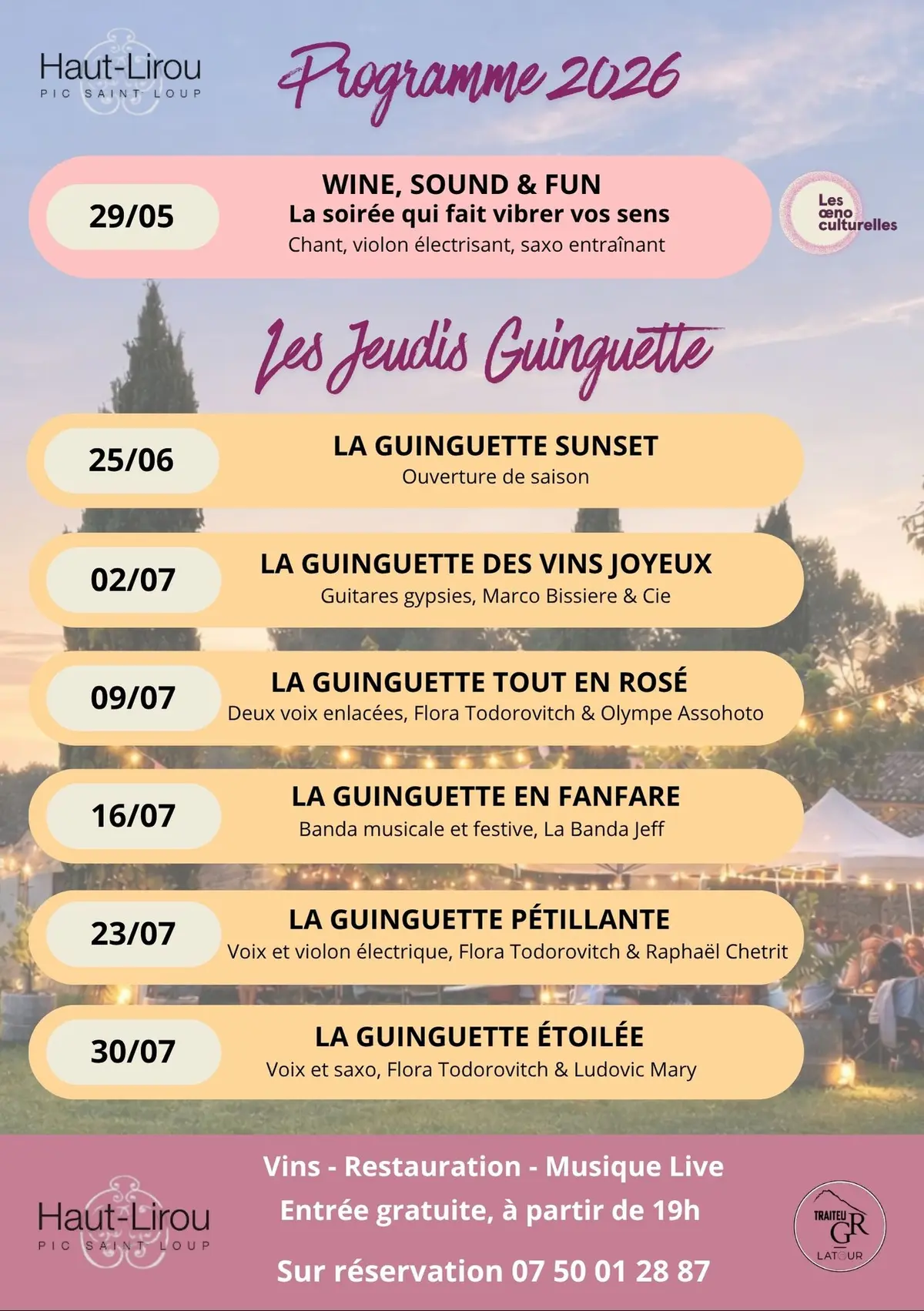 La Guinguette en Fanfare - Les Jeudis Guinguettes