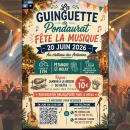 La guinguette fête la musique