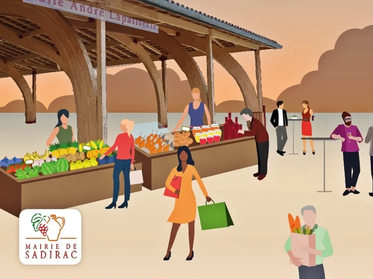 La Halle Gourmande : Marché hebdomadaire du vendredi après-midi de Sadirac
