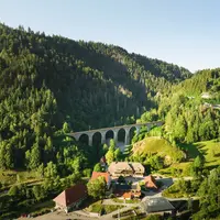 Vue sur le viaduc de Ravenne &copy; Hochschwarzwald Tourismus