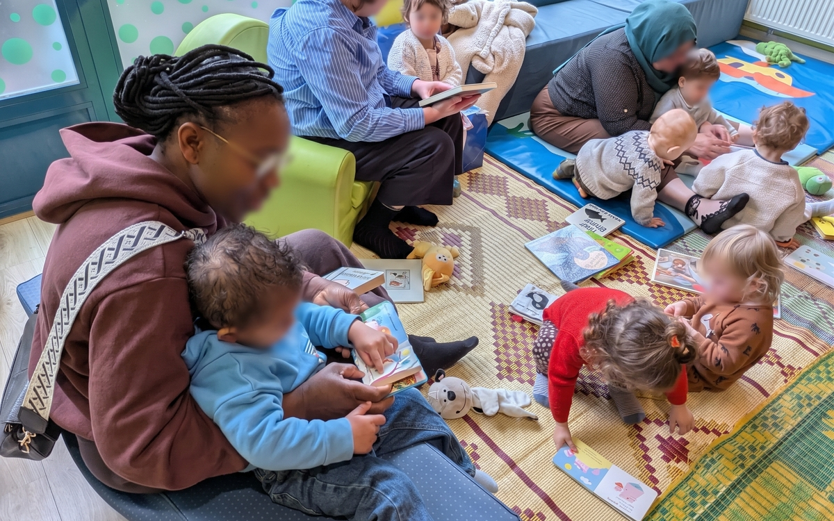 L'atelier lecture avec les bébés du samedi au Petit Ney