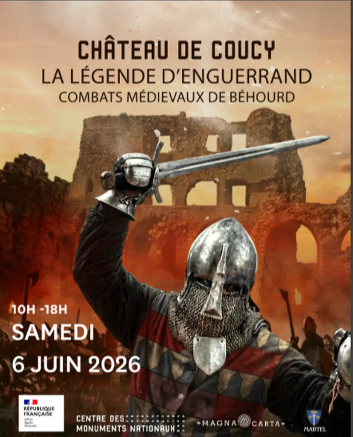 La Légende d'Enguerrand : combats médiévaux de Béhourd