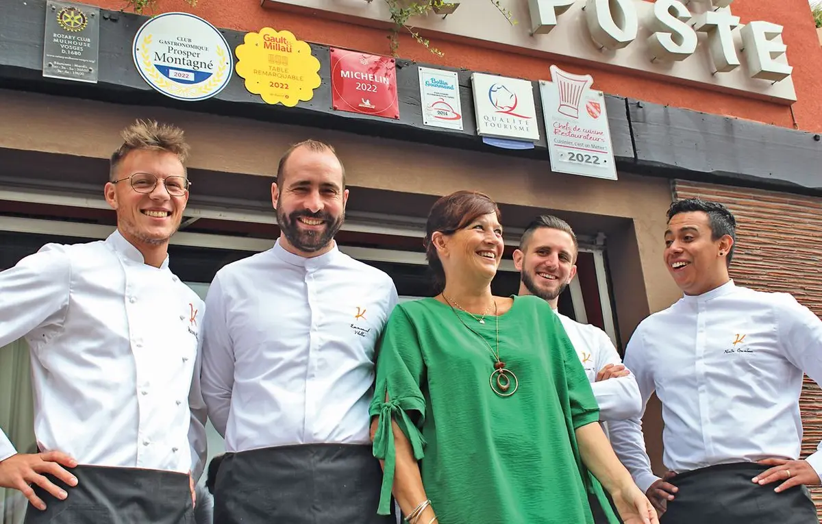 La nouvelle équipe en cuisine s'entend comme larrons en foire et ça se voit !