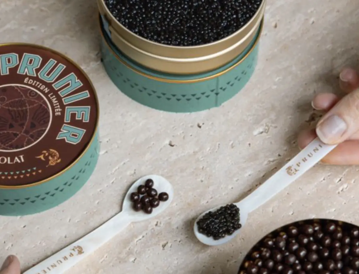 La Maison Prunier et sa création de Pâques : un œuf en trompe-l'œil au caviar