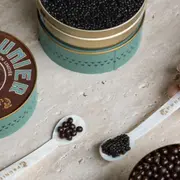 La Maison Prunier et sa création de Pâques : un œuf en trompe-l'œil au caviar