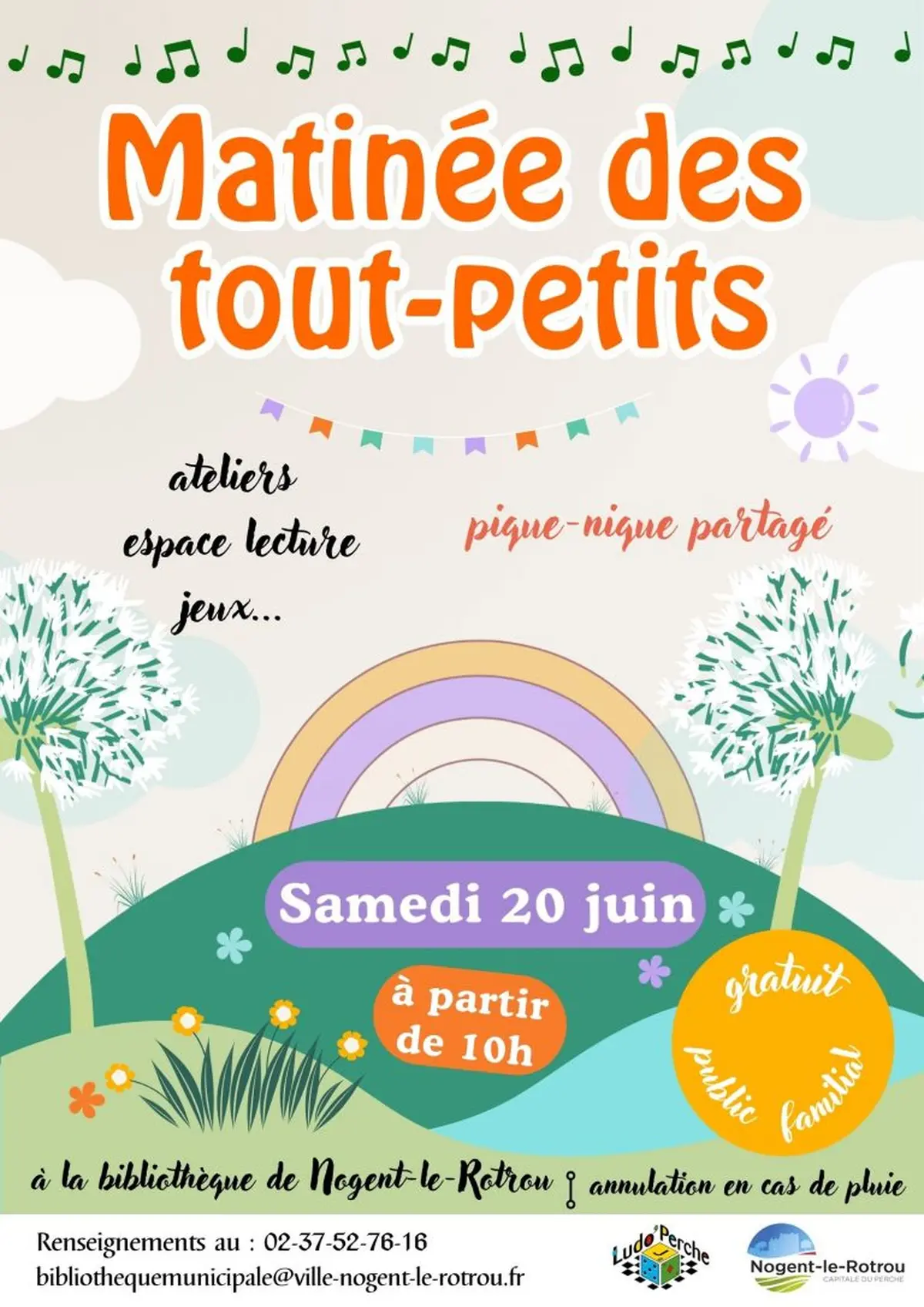 La matinée des tout-petits à la bibliothèque