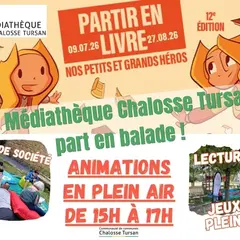 La Médiathèque Chalosse Tursan part en balade