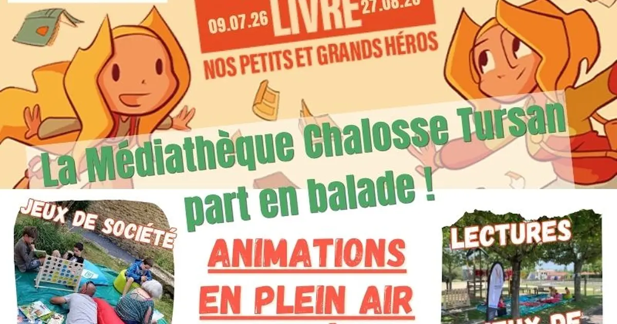 La Médiathèque Chalosse Tursan part en balade