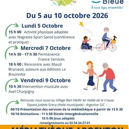 La Médiathèque d'Argenton fête la Semaine Bleue