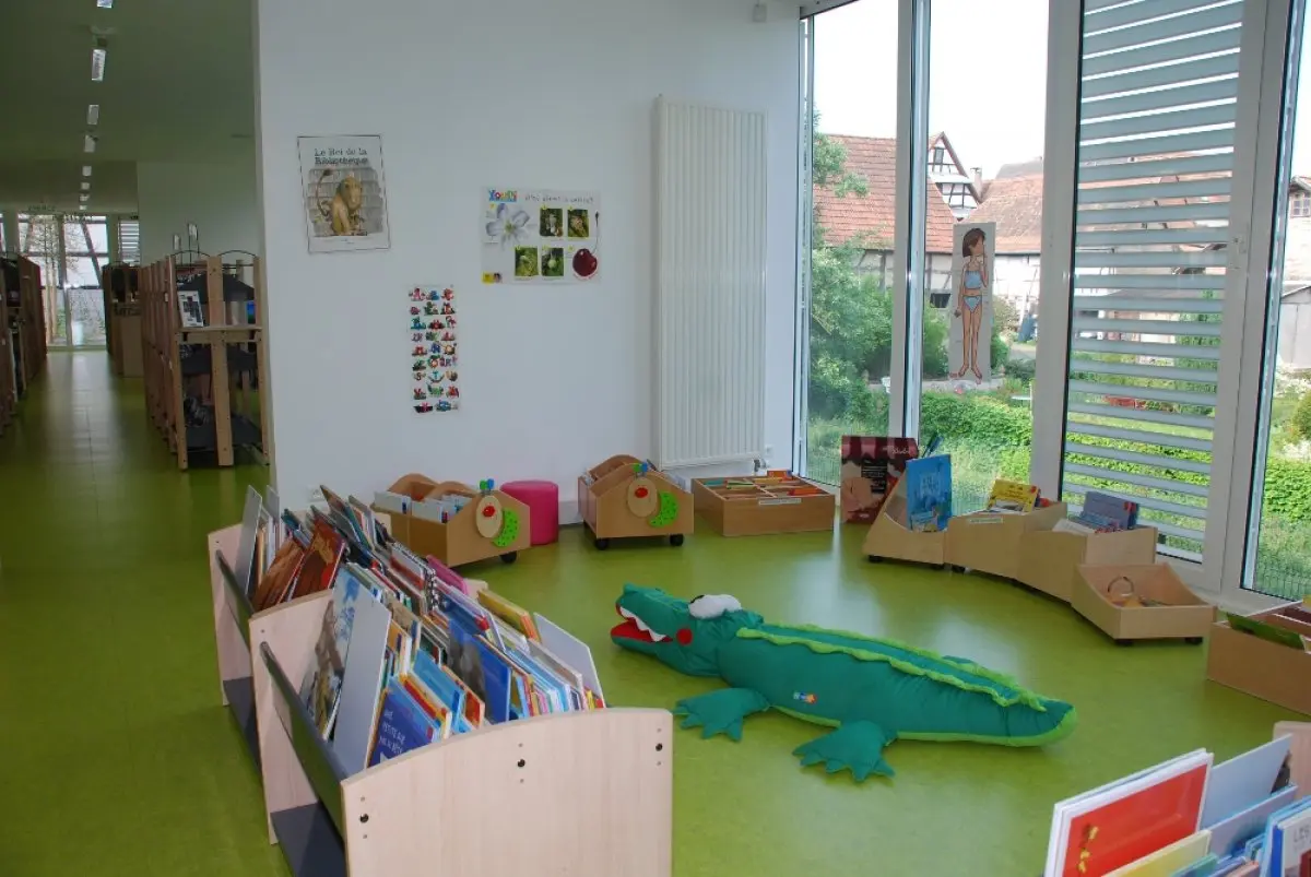 La médiathèque de Soultz-sous-Forêts a aménagé un espace pour les plus petits