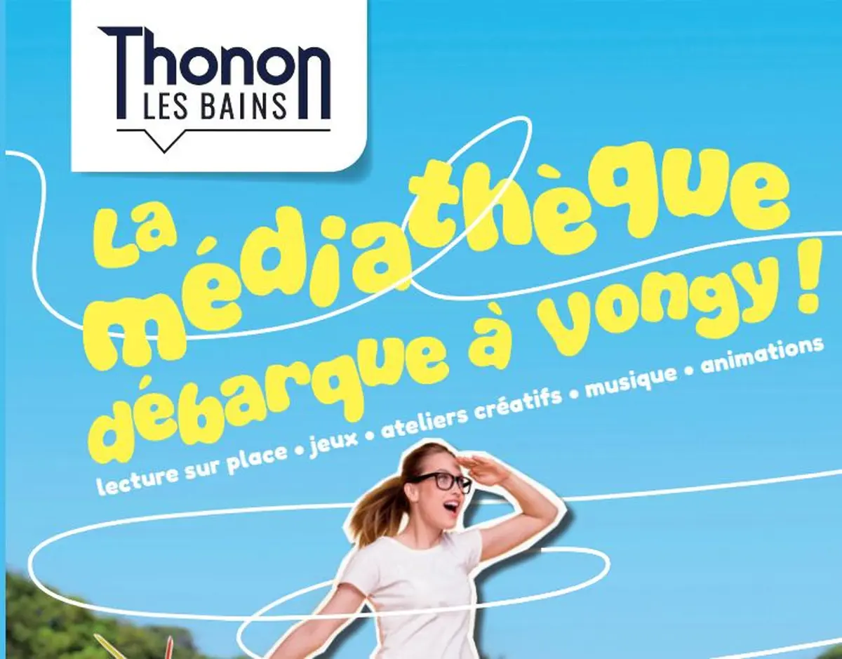 La médiathèque hors les murs au parc de Vongy à Thonon-les-Bains