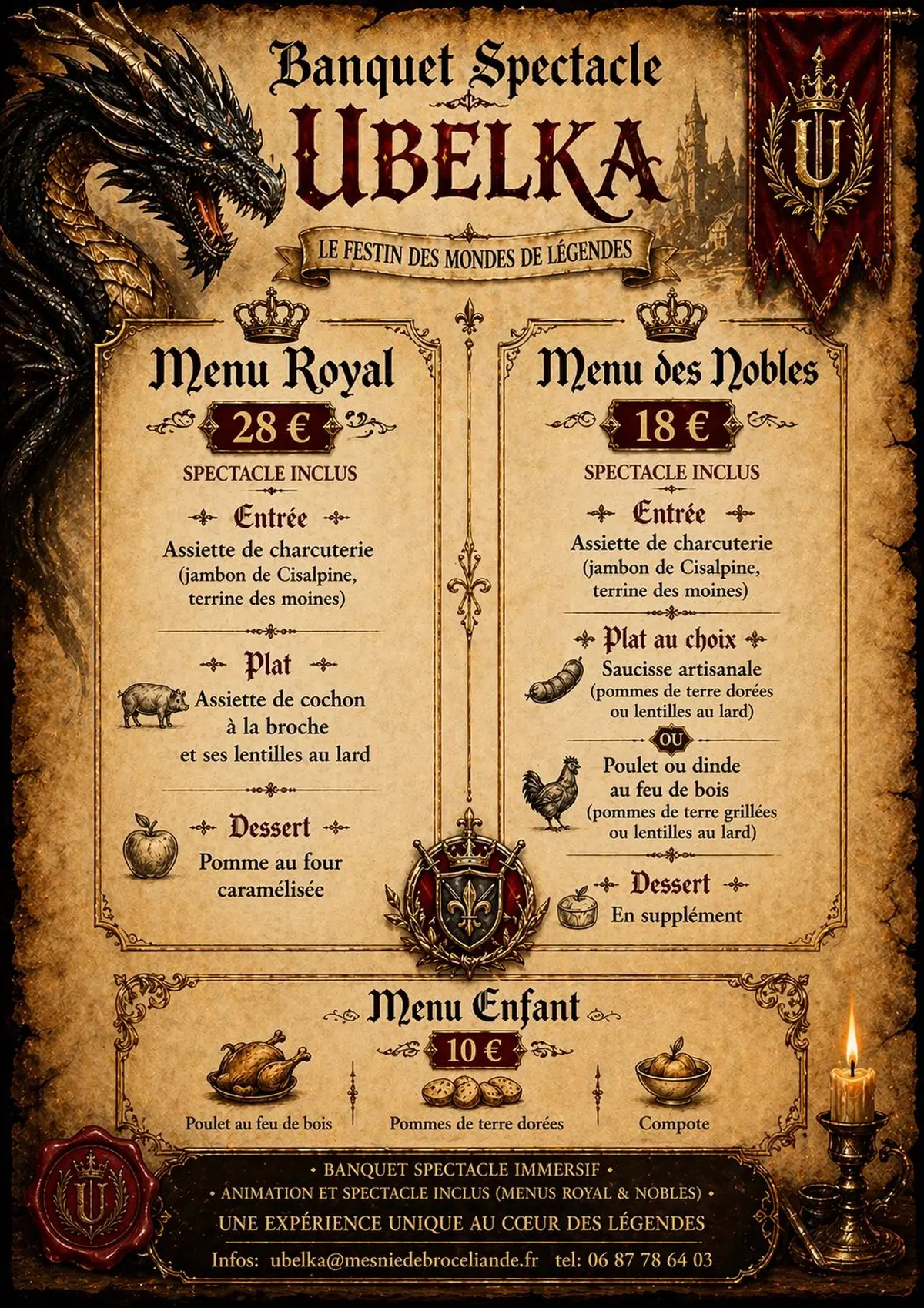 La Médiévale d'Aubagne : banquet spectacle