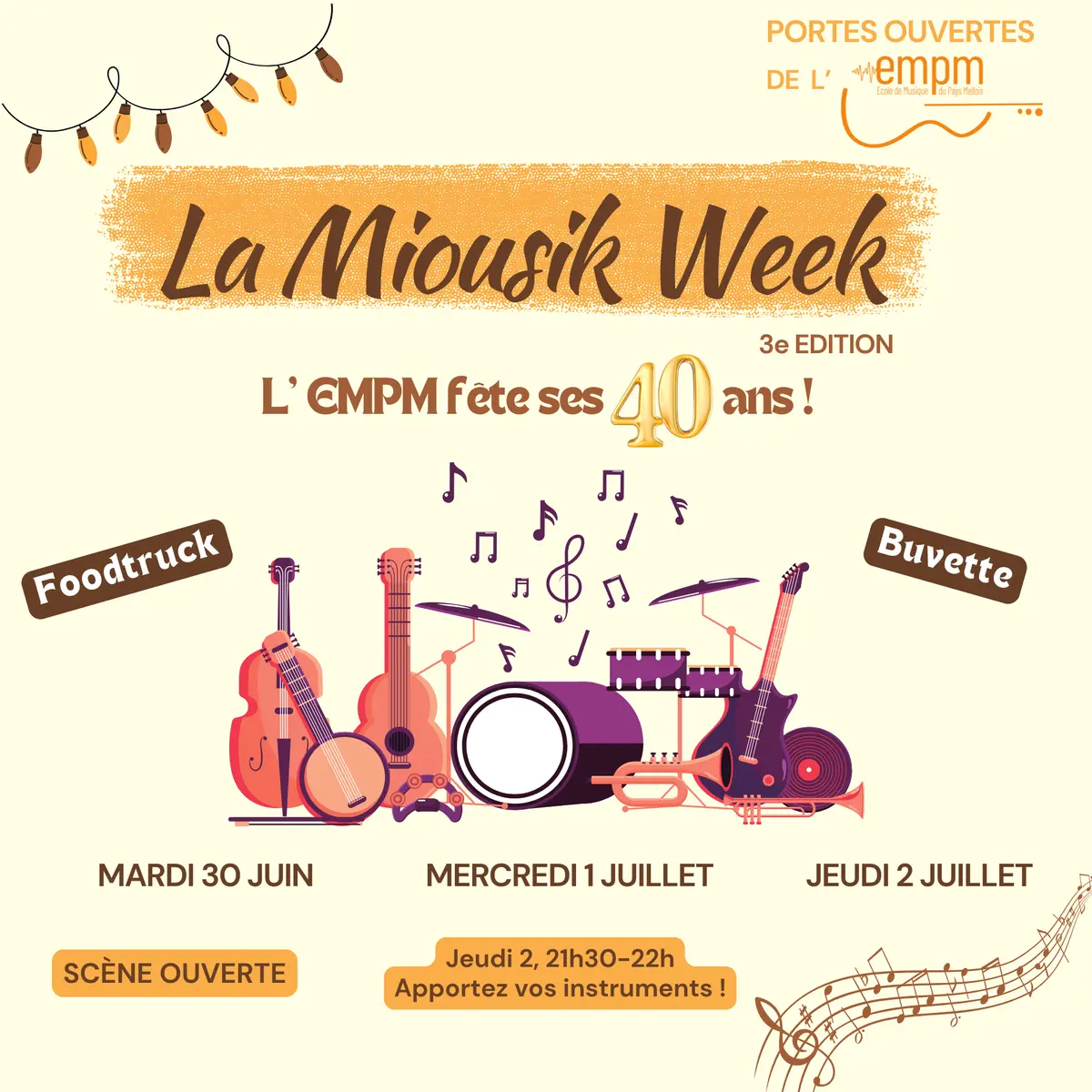 La Miousik Week · 3e édition