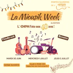 La Miousik Week · 3e édition