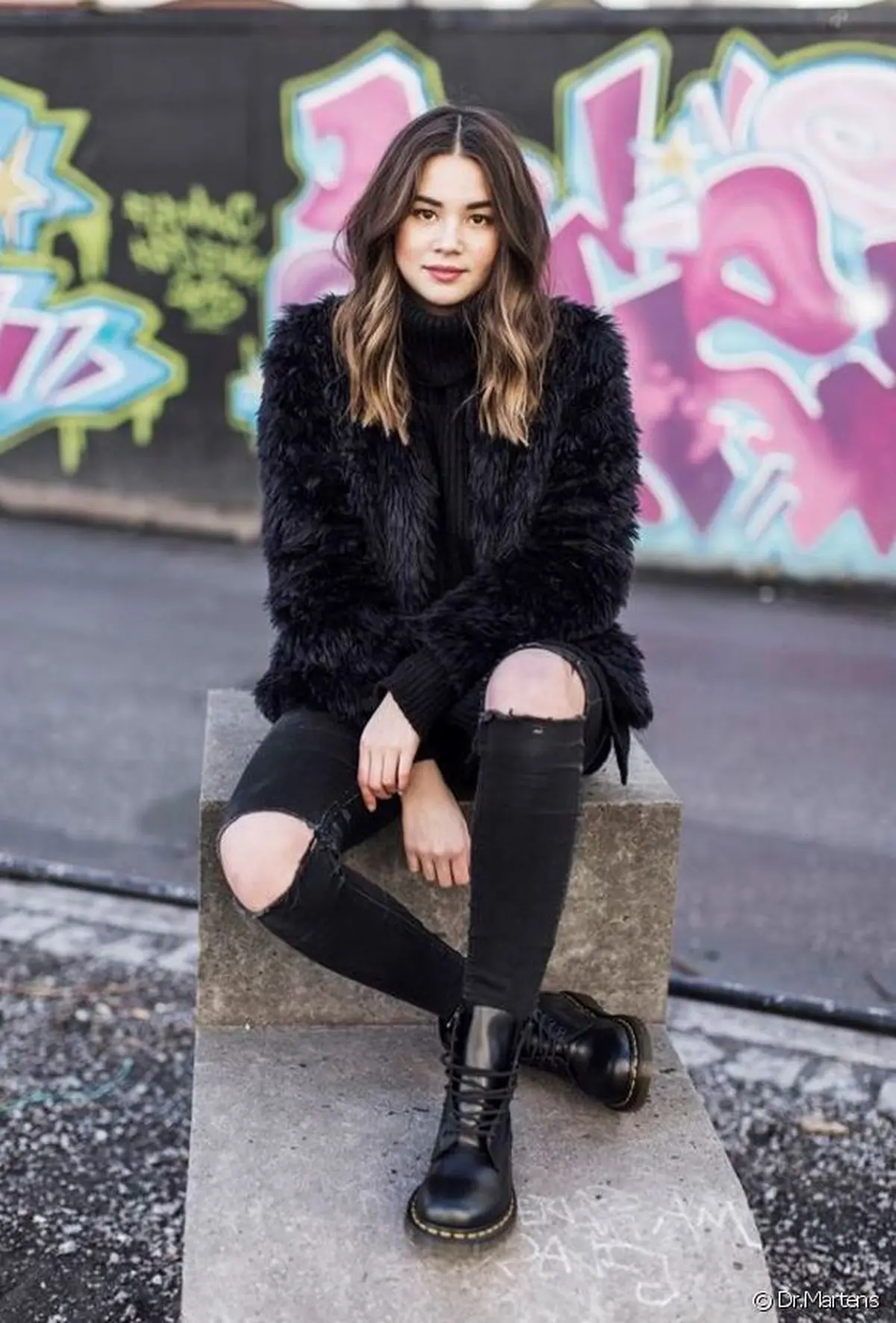 Un modèle culte et tendance : les boots montantes Dr Martens !