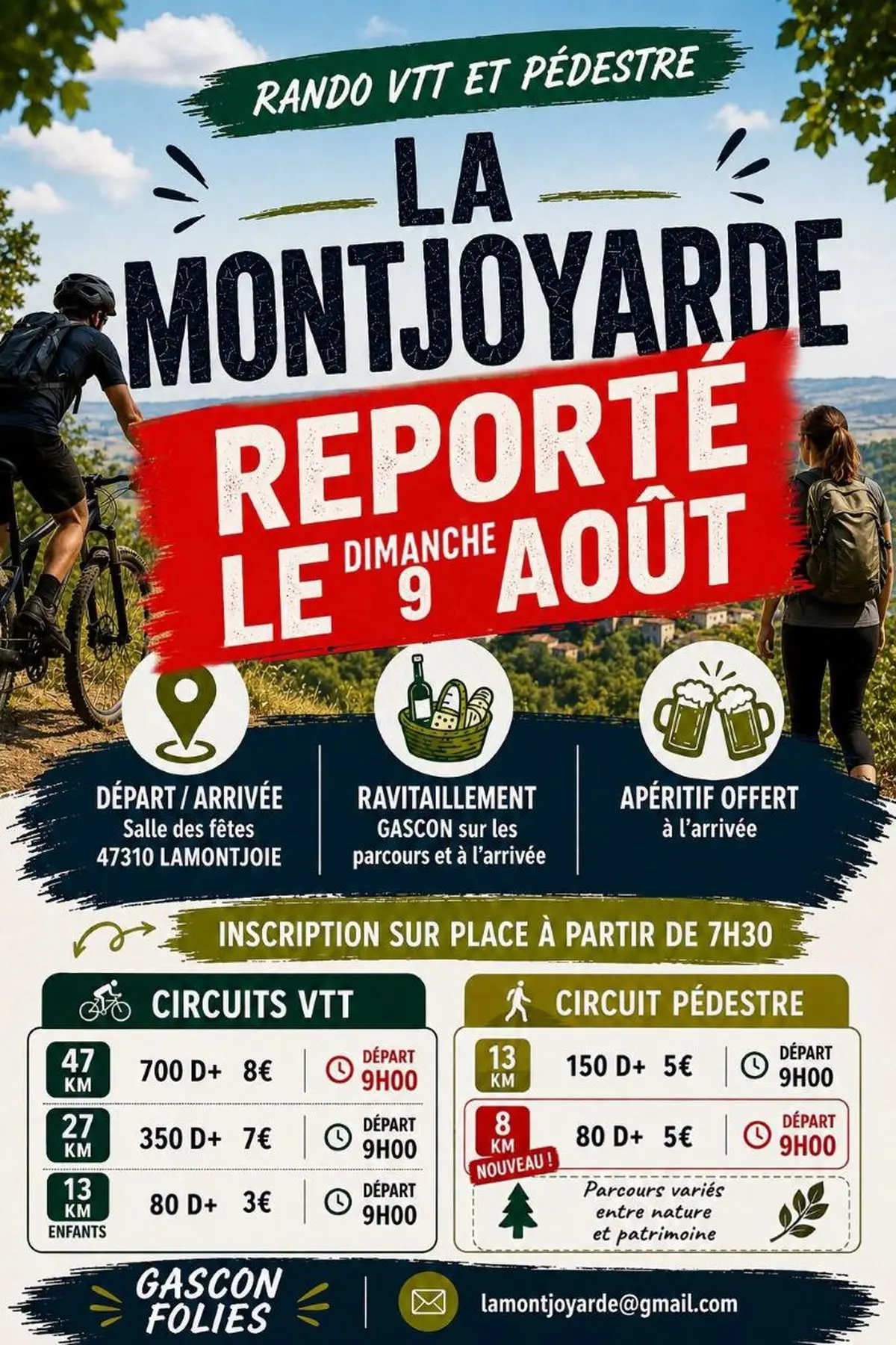 La montjoyarde - Rando VTT et pédestre