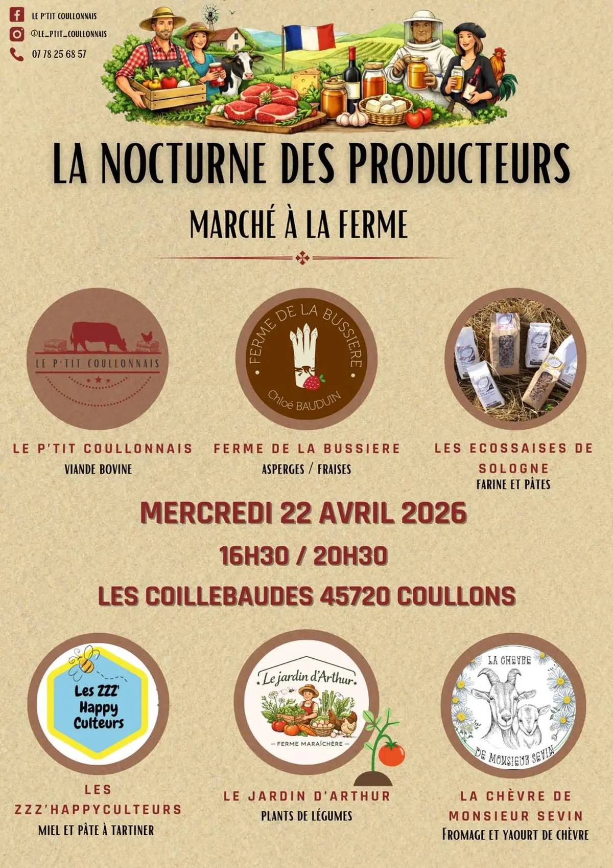 La nocture des Producteurs - Marché à la ferme