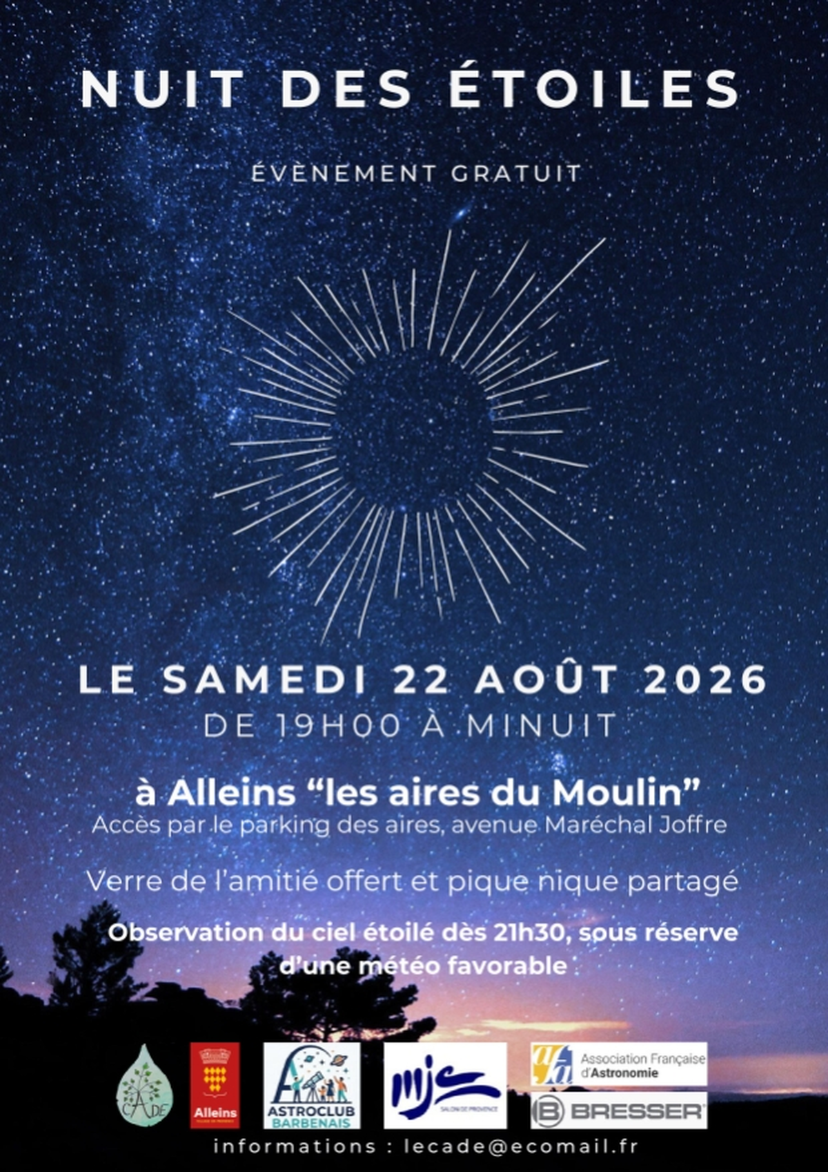 La Nuit des étoiles à Alleins