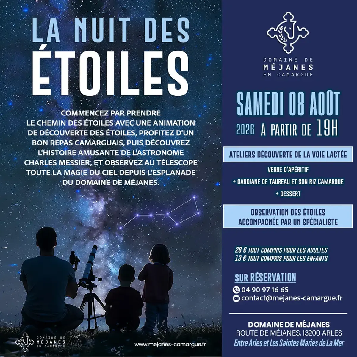 La Nuit des Etoiles au Domaine de Méjanes