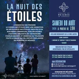 La nuit des étoiles en Camargue au Domaine de Méjanes