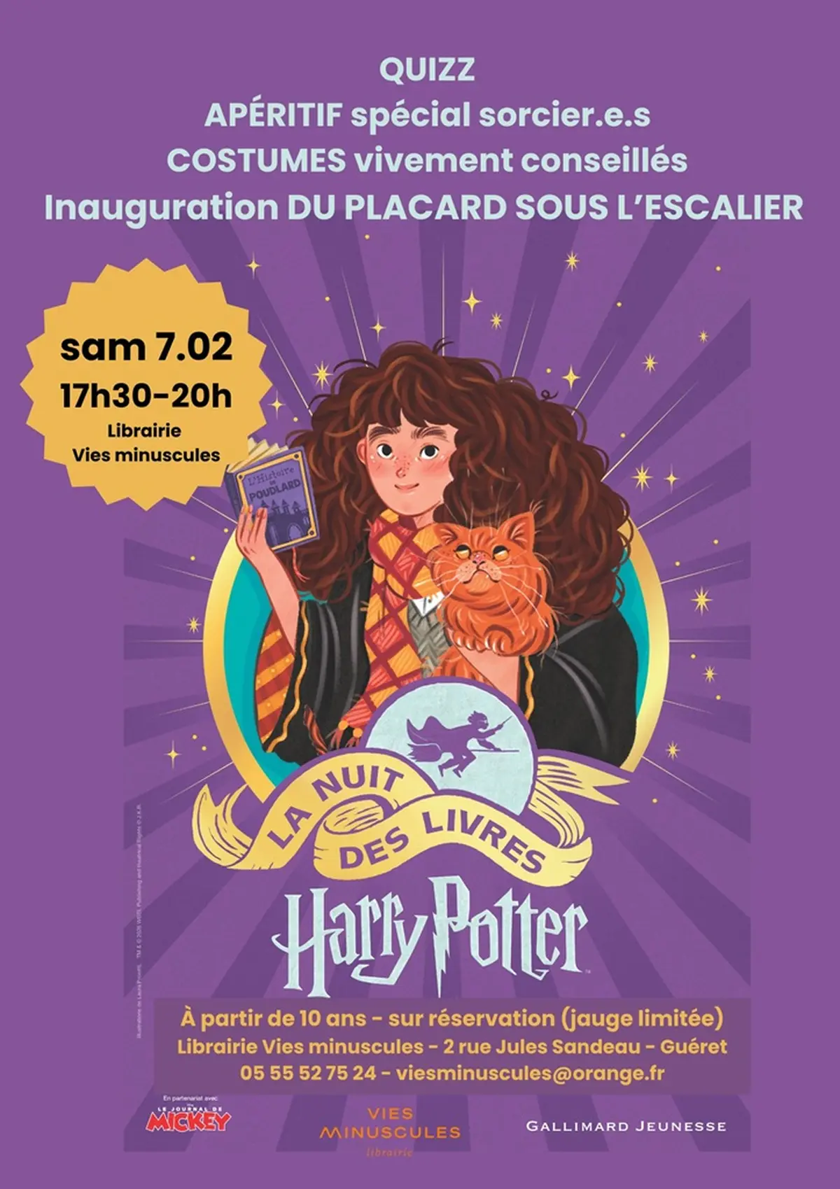 La nuit des livres à Vies Minuscules