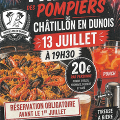 La Paëlla des Pompiers de Châtillon-en-Dunois