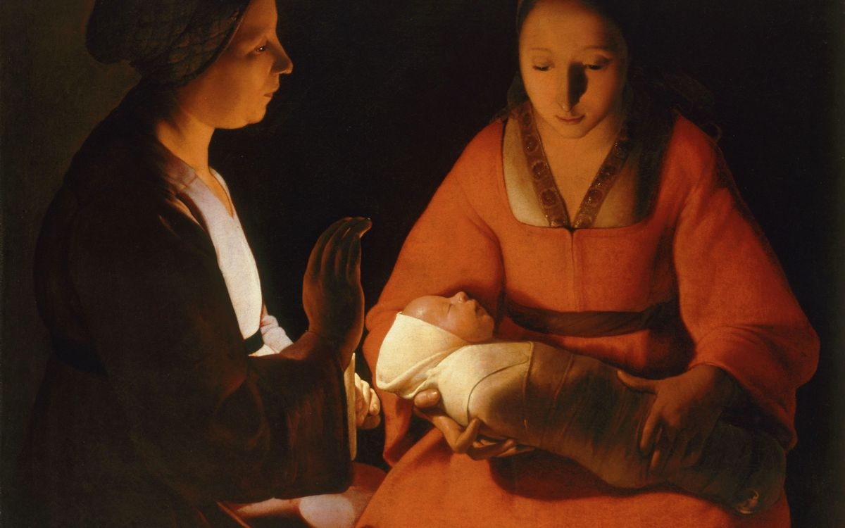 Le Nouveau-né de Georges de La Tour