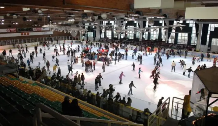 La patinoire de l'Illberg à Mulhouse