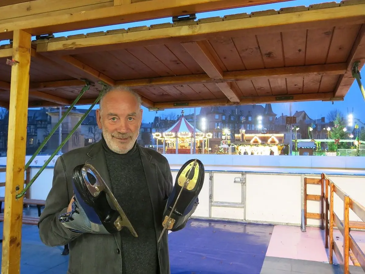 La patinoire de Noël