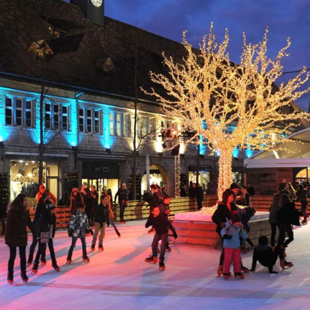 La patinoire de Noël  à Montbéliard