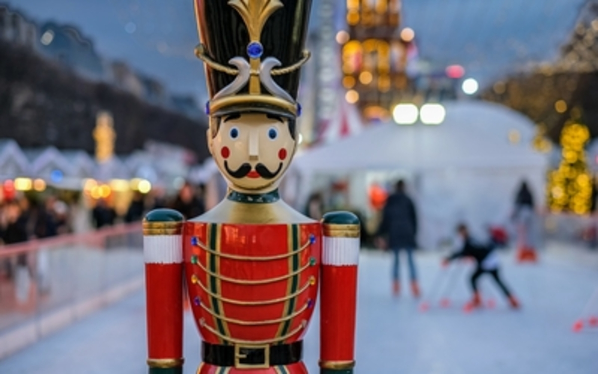 La patinoire et le marché de Noël du jardin des Tuileries