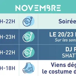 La Patinoire : Le Programme Du Mois De Novembre