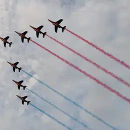 La patrouille de France dans le ciel de Montbéliard !