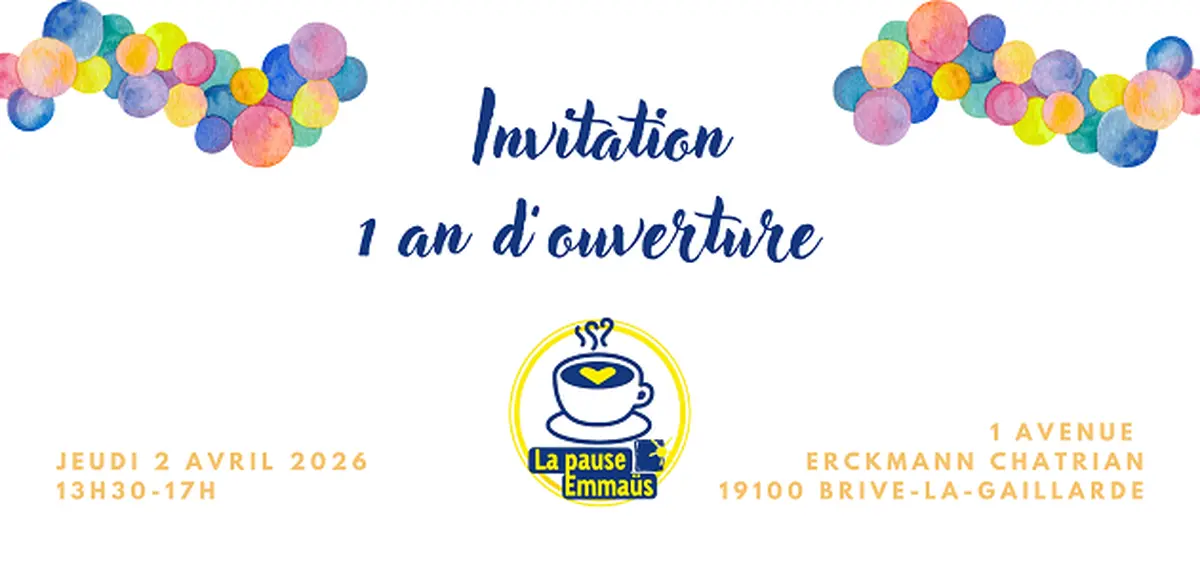 La Pause EMMAÜS fête sa première année d'existence