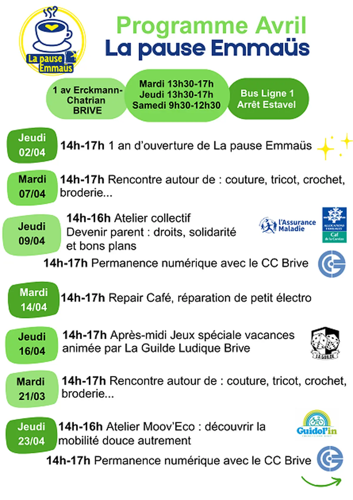 La Pause EMMAÜS : repair café