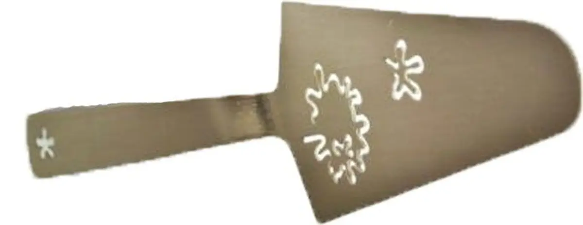 La pelle à tarte géranium