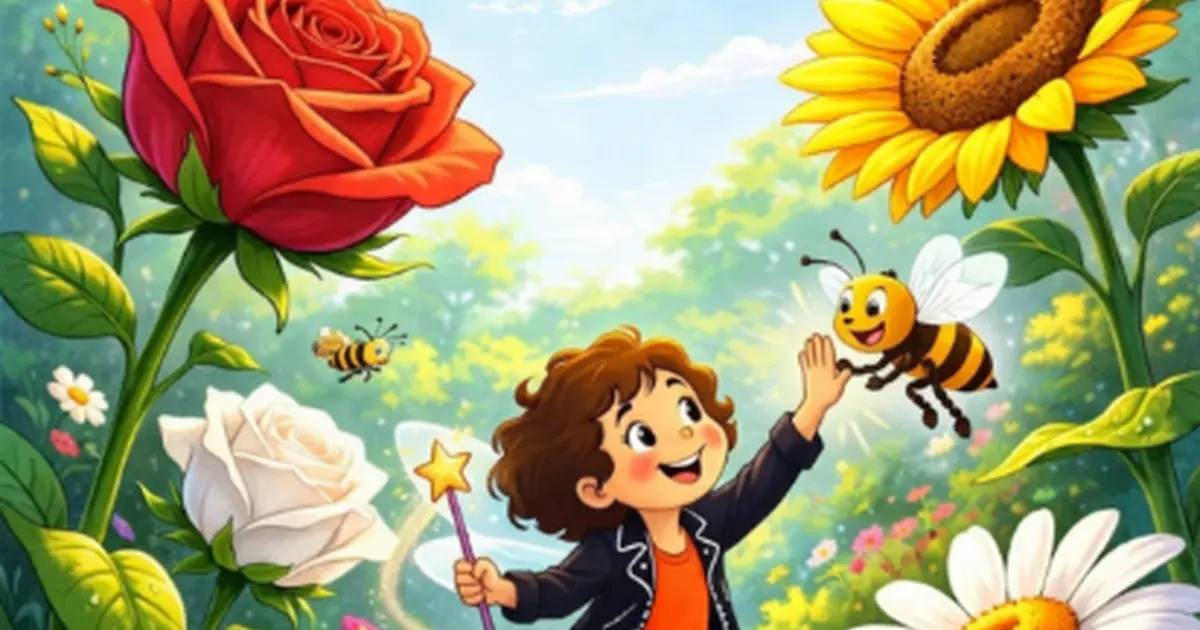 La Petite Fée Au Royaume Des Fleurs
