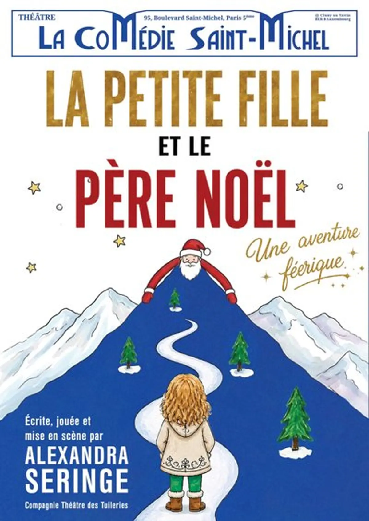La petite fille et le Père Noël
