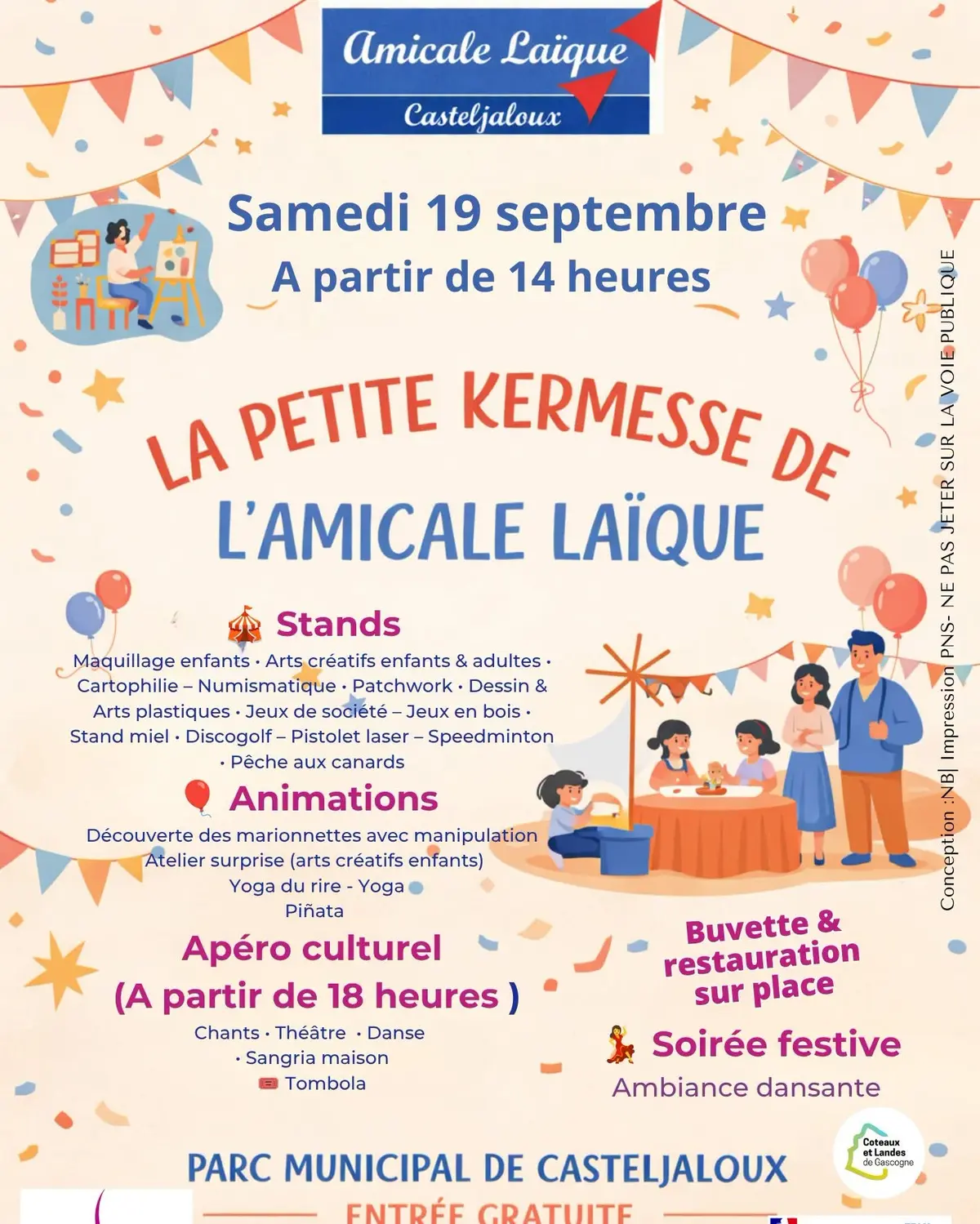 La petite kermesse de l'Amicale Laïque