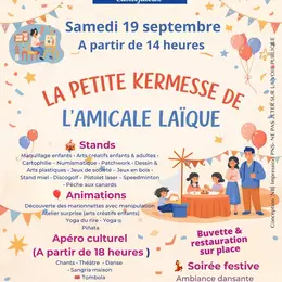 La petite kermesse de l'Amicale Laïque
