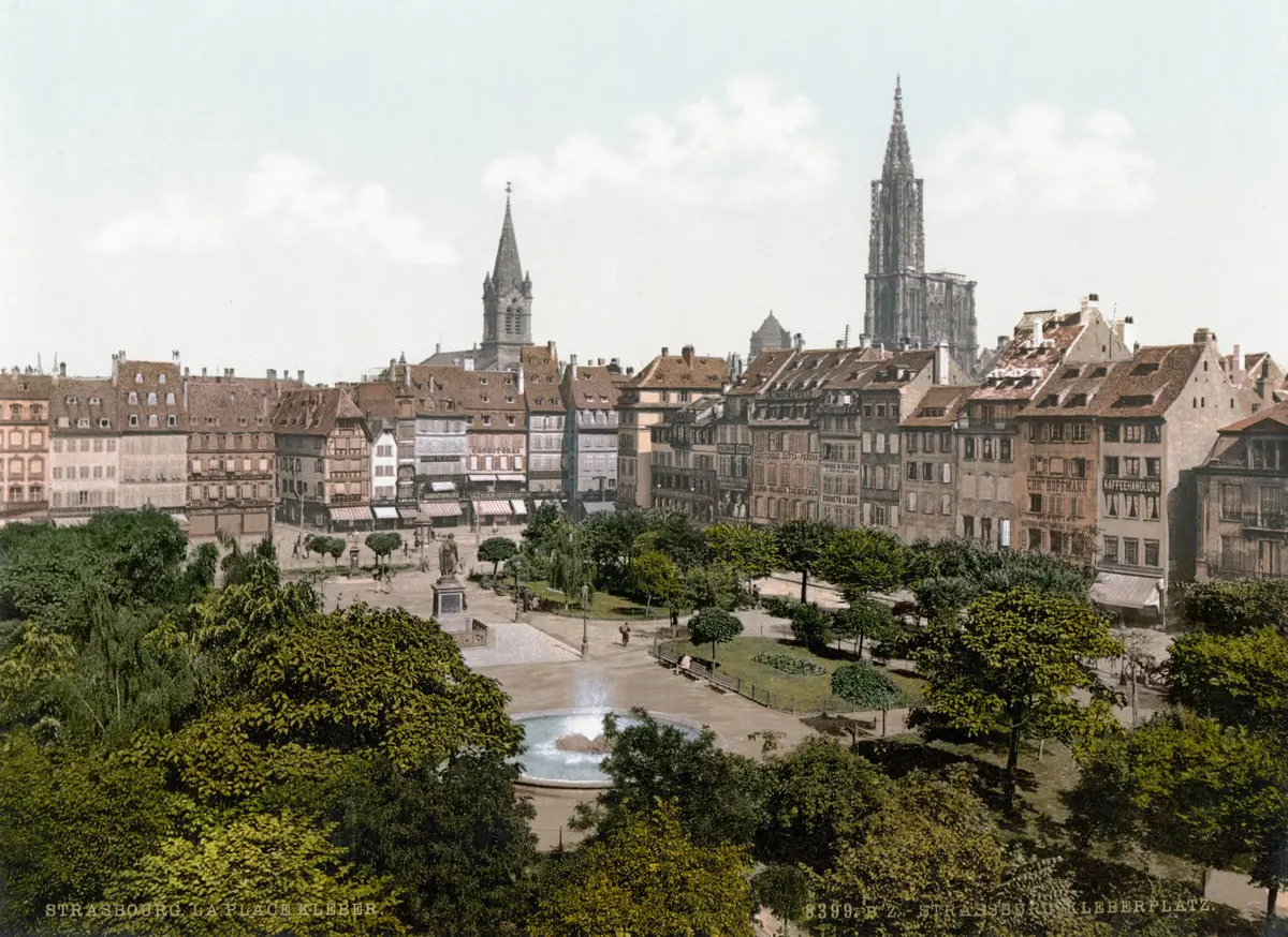 La place Kléber à Strasbourg