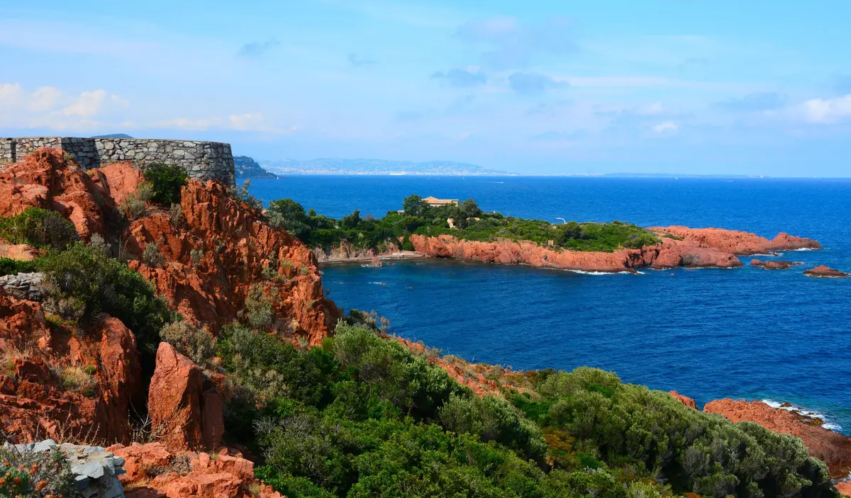 L'Estérel et la pointe de l'Observatoire